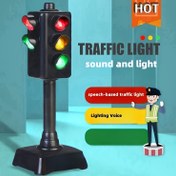 Resim Trafik ışığı oyuncakları, ebeveyn-çocuk etkileşimi yol güvenliği trafik sinyali modeli, eğitici oyuncaklar, ABS malzeme, yol güvenliği farkındalığı öğrenme oyuncakları 