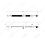 Resim SVAC 40-103 Fren Hortumu Arka Bmw E46 97-06 