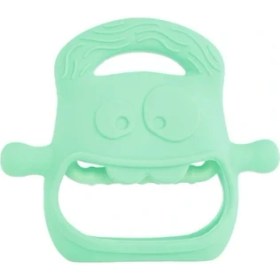 Resim Açık Yeşil Bebek Silikon Diş Kaşıyıcı 