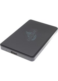 Resim Osqar 2.5 Inç Sata & SSD USB 3.0 Harddisk Kutusu Vidasız Model - Siyah Renk 