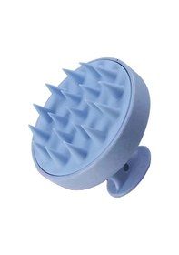 Resim İzla Saç Masaj Tarağı Silikon Kafa Derisi Ve Vücut Masajı Duş Saç Fırçası 