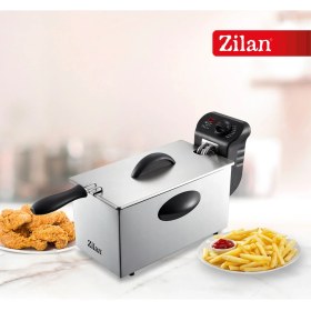 Resim Zilan ZLN1819 Fritöz | 3l | 2180W | Paslanmaz Çelik Derin Yağ Fritözü Ayarlanabilir Termostatlı 