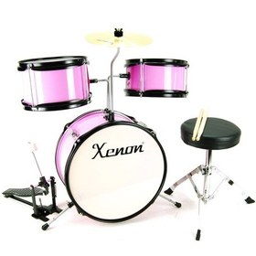 Resim Xnd33pnk Çocuk Bateri Seti Pembe 