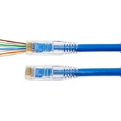 Resim Ez Rj45 Cat5/Cat6 Yeni Nesil Delikli Konnektör - 100 Adet 