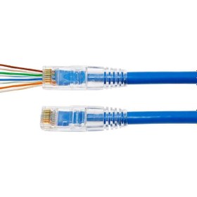 Resim Ez Rj45 Cat5/Cat6 Yeni Nesil Delikli Konnektör - 100 Adet 