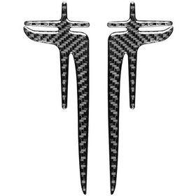 Resim Sones Araba Karbon Fiber Gövde Rastgele Dekoratif Çıkartmalar 