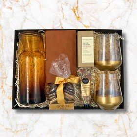 Resim Gold Karaflı Tebrik Kutusu 