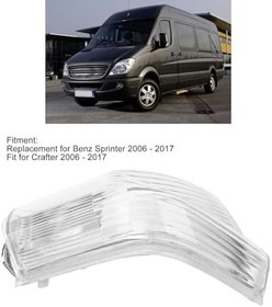 Resim Sprinter 2006-2017, 2006-2017 Için Temiz Kanat Ayna Göstergesi Lens Empid0021, dayanıklı Kullanıma Göre Hava Koşullarına dayanıklı Yanıp Sönüyor, Basit Değiştirme (Sağ) 