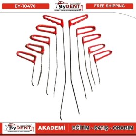 Resim Pdr Boyasız Göçük Düzeltme 10 Parça Ayraç Çubuk Seti 