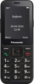 Resim Panasonic KX-TU250EXB Renkli Ekran 4g Tuşlu Cep Telefonu Siyah (Türkiye Distribütör Garantili) 