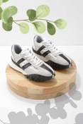 Resim Bambi Gri Süet Kadın Sneaker K01703102602 