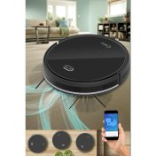 Resim Kiwi Akıllı Robot Süpürge Islak Kuru Robot Vacuum Mop KVC-4090 