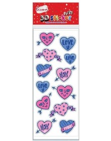 Resim Ticon 3d Sticker Puffy 276439 (kabartmalı) 3d-66 
