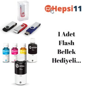 Resim HP Gt53xl Smart Tank 615 Orjinal 4 Renk Mürekkep Seti + 1 Siyah Hediye Aıu7a512 