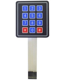Resim Elektronikport 3X4 Membran Tuş Takımı - Keypad 
