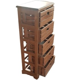 Resim Modern Ahşap Sebzelik 