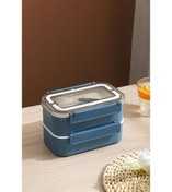 Resim Vagonlife XC-494 1600ml Lacivert Çelik Saklama Kabı 