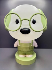 Resim HALL BREATHE Yeşil 3D Led Işık Çocuk Masa Gece Lambası, Renkli ve Eğlenceli Tasarım 