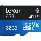 Resim Geeroyoo Lexar 633x 32gb Micro Sd Kart Uhs-ı U1 Class 10 A1 Yüksek Hız Tf Hafıza Kartı Jzr-gy 