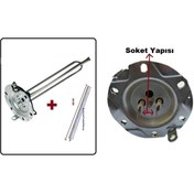 Resim FullYedek Arçelik T 7365 ST Termosifon Rezistansı ve Anot Çubuk 2000 Watt Titanium Rezistans 