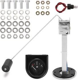 Resim Moveevo Araç Yakıt Seviyesi Ölçer 2" 52mm Beyaz Kasa, Floatlu, E-1/2-f Aralığı, Işıklandırılmış Gösterge, Kolay Kurulum 