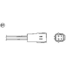 Resim Ngk 92492 Oza603-n2 Oksijen Sensörü 22690ed000 