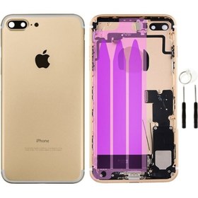 Resim EDA TEKNİK Iphone 7 Plus Uyumlu Dolu Kasa Gold 