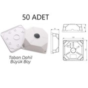 Resim 50 Adet Kamera Montaj Buatı Ve Kapağı Rbox Buat Alt Taban Kapak 