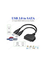 Resim Usb 3.0 To 2.5 Inç Sata Hdd Ssd Çevirici Veri Kurtarma Kablosu 