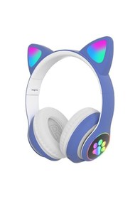 Resim Toygo Kedi Kulaklık 5.0 Akıllı Rgb Led Detaylı Bluetooth Kablosuz Kulaklık Çocuk Oyuncu Yeni 