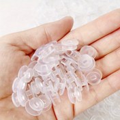 Resim 20/40 Adet Şeffaf Plastik Ayakkabı Tokası, Ayakkabılar, Takılar, Saat Aksesuarları, Moda Ayakkabı Dekoru için DIY Aksesuar Tılsımları 