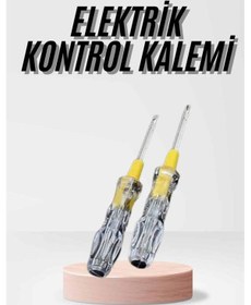 Resim Xmpdby Kontrol Kalemi Çift Başlıklı Şeffaf Elektrik Testi 82043 Değişken Uçlu 