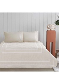 Resim Taç Jakar Anette Tek Kişilik Pike Takımı Bej 000000001000047207 