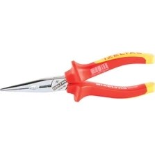 Resim İzeltaş 1000V Izoleli Elektrikçi Kargaburun Düz Uçlu 