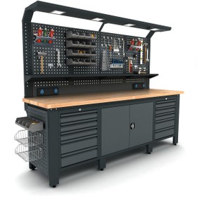 Resim Bodur Çalışma Tezgahı Plus+ Combo 2501 