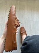 Resim MİLARNU Kadın Taba Hakiki Deri Loafer Ayakkabı 