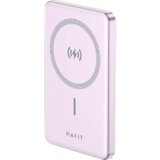 Resim Havit 5000MAH Magsafe Manyetik Kablosuz Powerbank Ultra Ince 20W, Iphone Uyumlu 