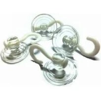 Resim Hellove Kancalı Cam Vantuz Askı 40 mm 25 Adet 