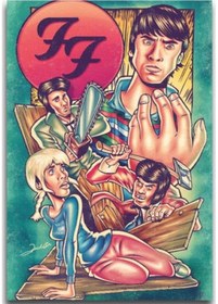 Resim Foo Fighters Ahşap Tablo 4mm 