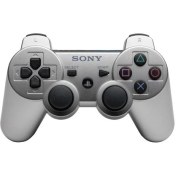 Resim Sony Playstation 3 Titreşimli Joystick (Gümüş) 