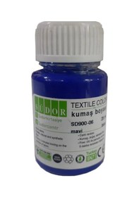 Resim Kumaş Boyası Tişört Çanta Tekstil Boyası 25 Ml 1 Adet Südor Kumaş Boyası Mavi 