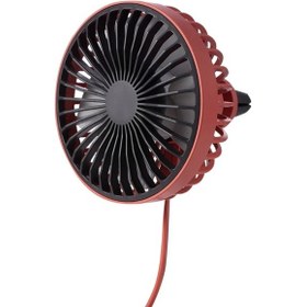 Resim Yeni Araba Fanı 360 Derece Dönebilen Serin Renkli Led Işıklar 1 Adet 