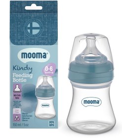 Resim Mooma Biberon 150 Ml 0-6 Ay Yavaş Akış - Mavi - Mavi / Standart 