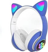 Resim VOOKA Vilya Bluetooth Wirelles Kedi Kulaklık Çocuk 5.0 Rgb Ledli Patili Kulaklık Renkli VTN-28 V-86831140113 