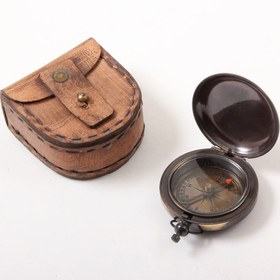 Resim Cep Pusulası -Stanley London Antique - Eskitme Pusula 