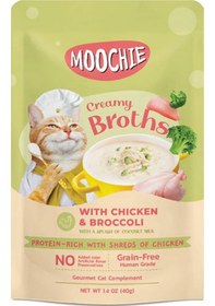 Resim Moochie Tavuk Brokoli Çorba Kedi Ödülü 4 x 40 G 