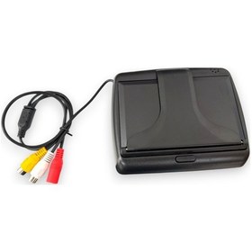 Resim Araç Geri Görüş Monitörü 4.3'' Hd Tft Lcd Katlanabilir Ekran Gece Görüş Destekli Av Girişli Park Kamerası Monitörü 12v Uyumlu 