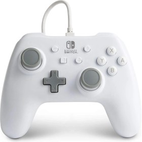 Resim PowerA Nintendo Switch Oyun Kolu Kablolu Lisanslı Beyaz 