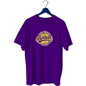 Resim Bluu Barbell Sporcu T-Shirt Bisiklet Yaka 