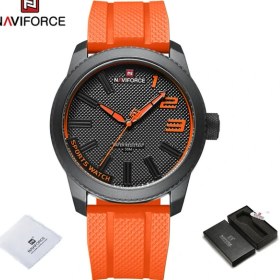 Resim Hanyang Boo-Box 2022 Üst Marka Lüks Silikon Kayış Navıforce Erkek Saatler Su Geçirmez Spor Kuvars Askeri Izle Erkekler Saat Relogio Masculino (Yurt Dışından) 